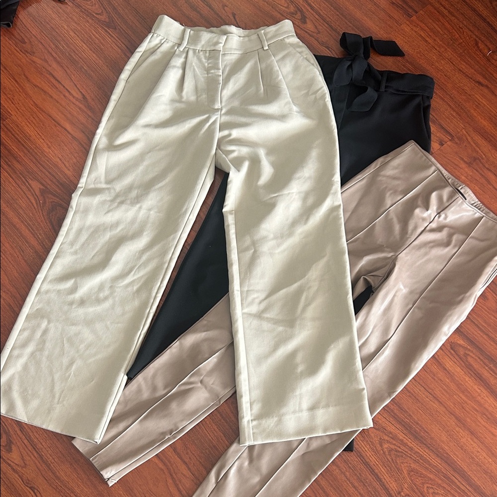 Lot of 3 pants Zara truth Jules and Leopold size small and 4
